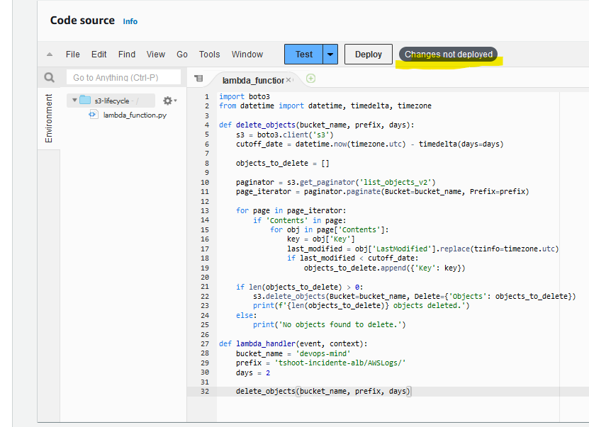 aws s3 bucket lifecycle