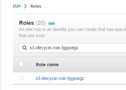 role s3 lifecycle