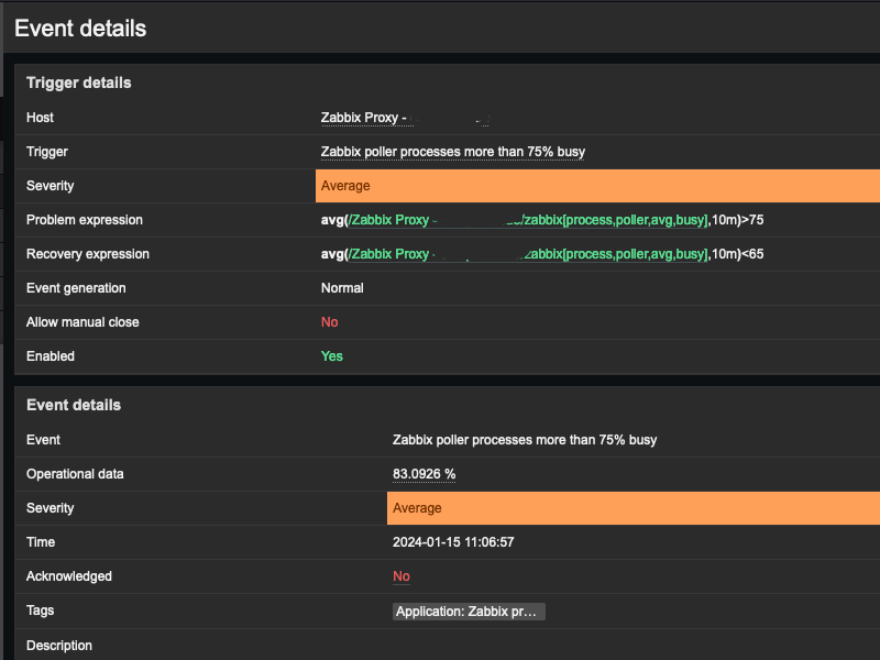 Zabbix Poller Processes