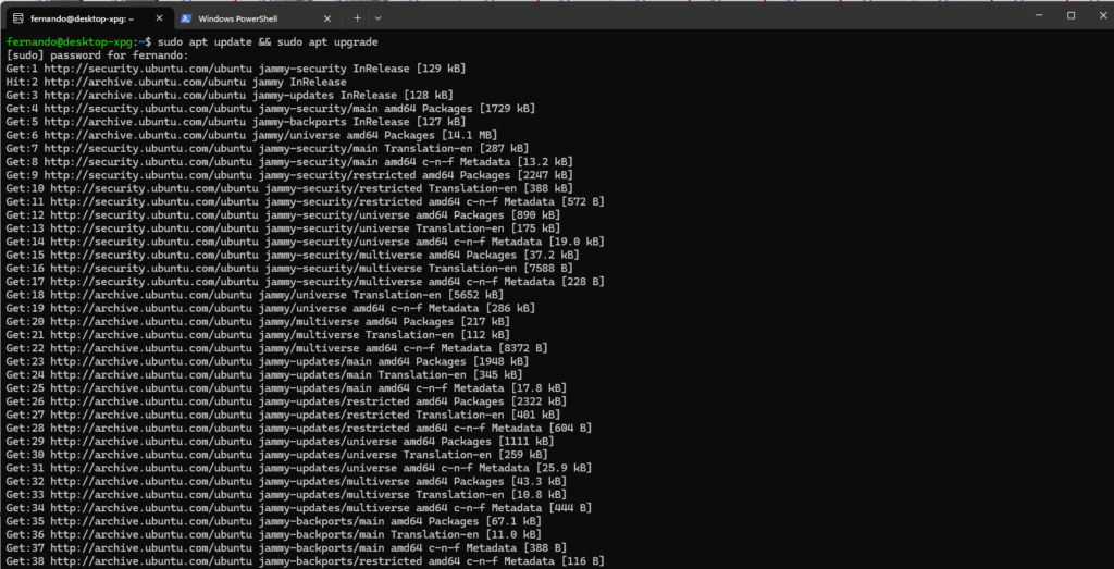 como usar o linux no windows