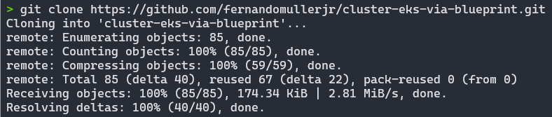 git clone