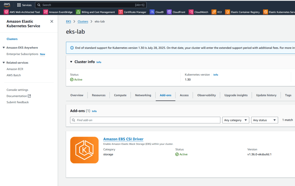 addons console