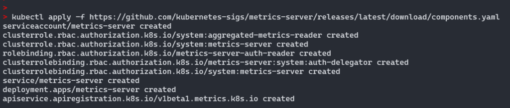 metrics server